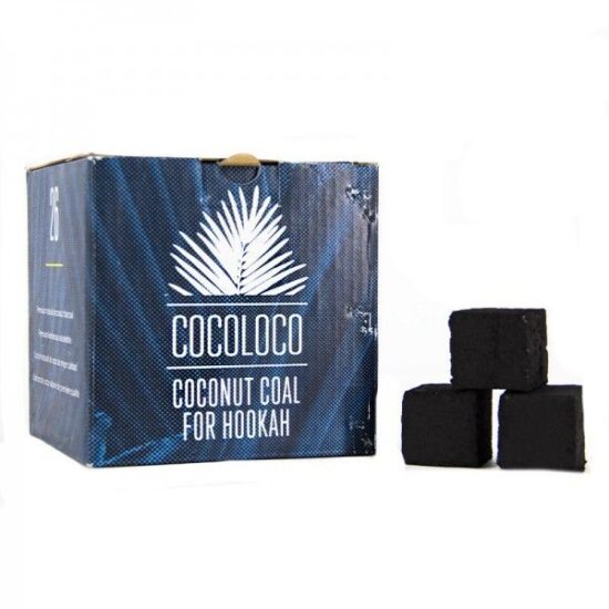 carbón Cocoloco 26 mm de coco natural y larga duración