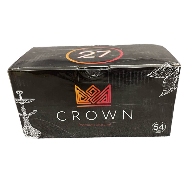 carbón Crown 27 mm cachimba de larga duración y encendido rápido
