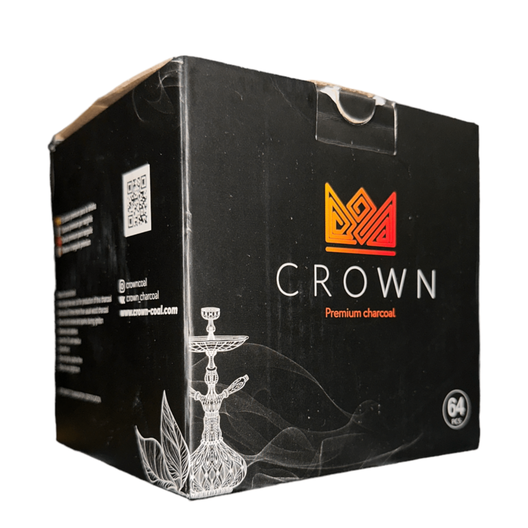 carbón Crown 26 mm cachimba con diseño perforado y larga duración