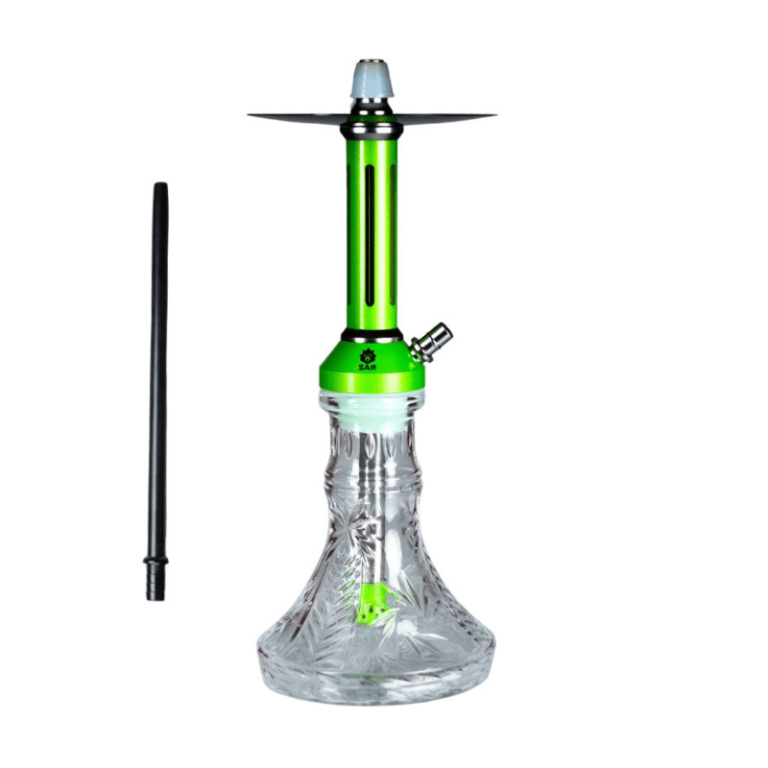 cachimba Zar Rasputin aluminio base cristal