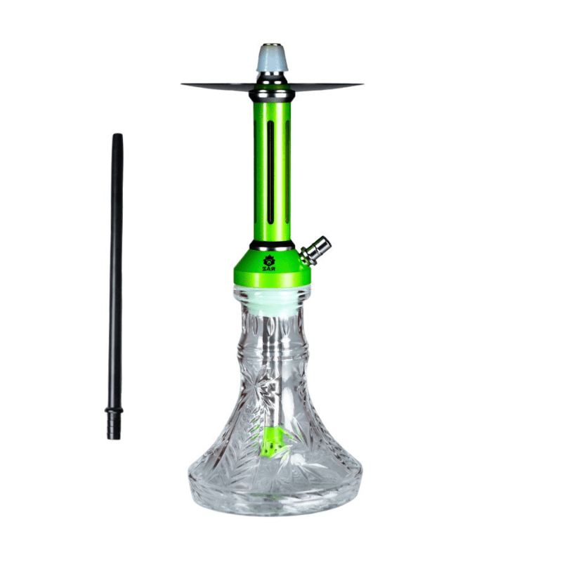 cachimba Zar Rasputin aluminio base cristal