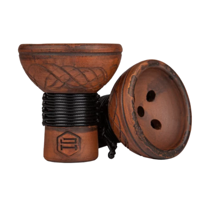 cazoleta Japona Hookah Turkish Bowl Black de barro estilo turco