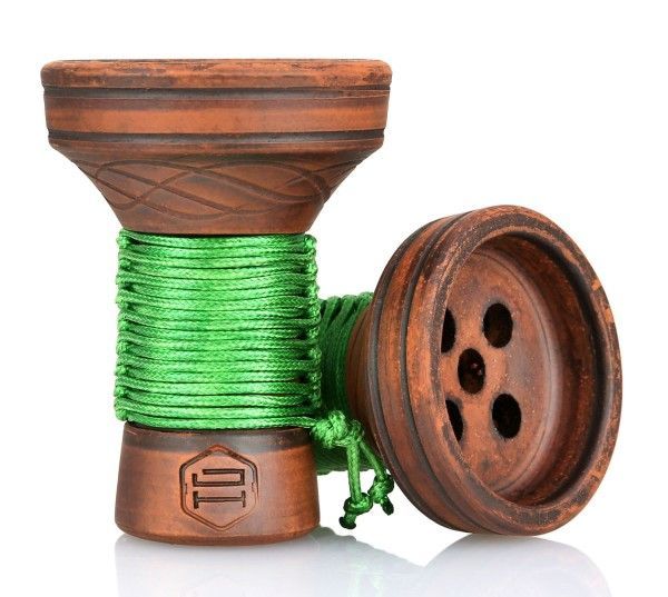 cazoleta Japona Hookah Bowl Killer Green de barro color verde