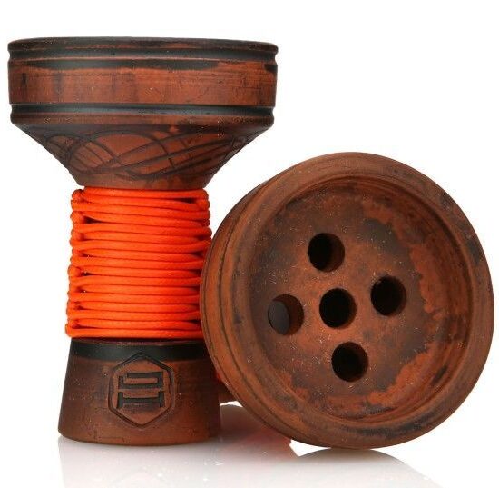 cazoleta Japona Hookah Bowl Killer Orange de barro color naranja