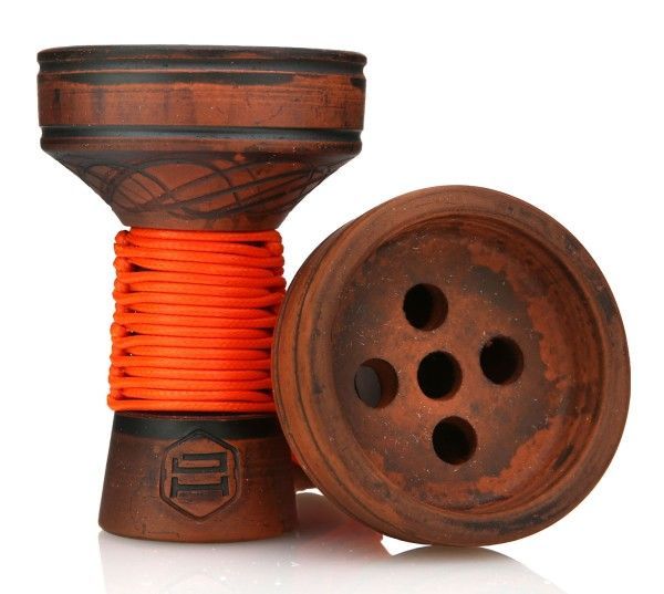 cazoleta Japona Hookah Bowl Killer Orange de barro color naranja