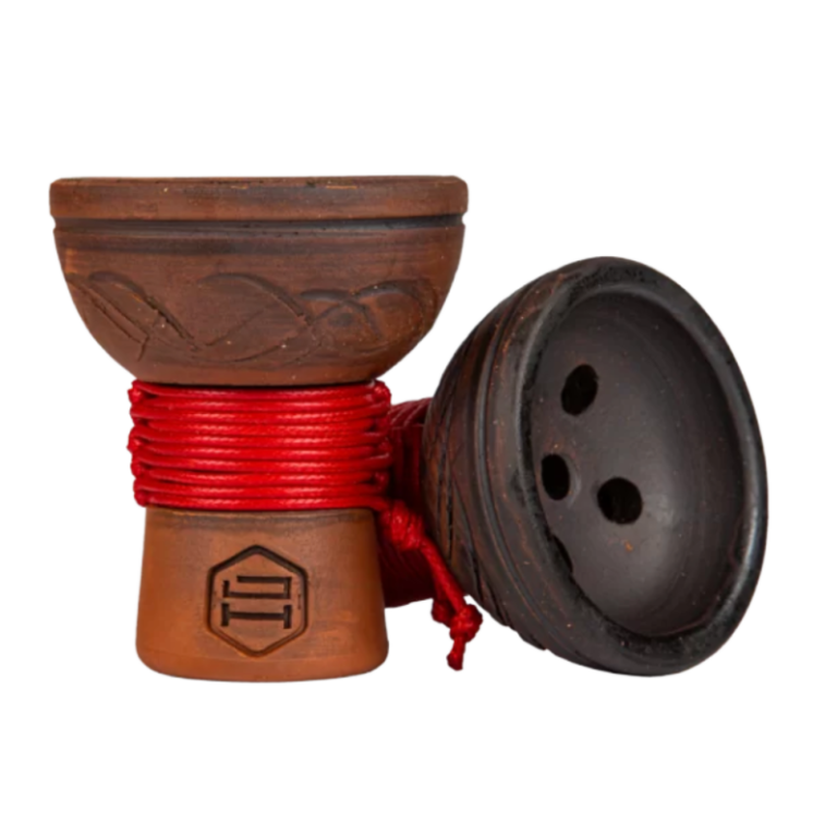 cazoleta Japona Hookah Turkish Bowl Red de barro estilo turco