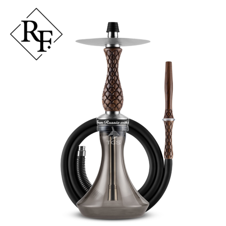 RF Hookah Mini Wood madera acero V2A