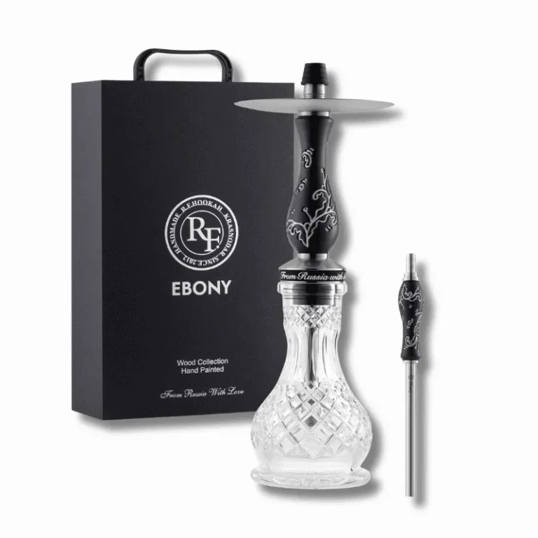 RF Hookah Ebony madera ébano artesanal