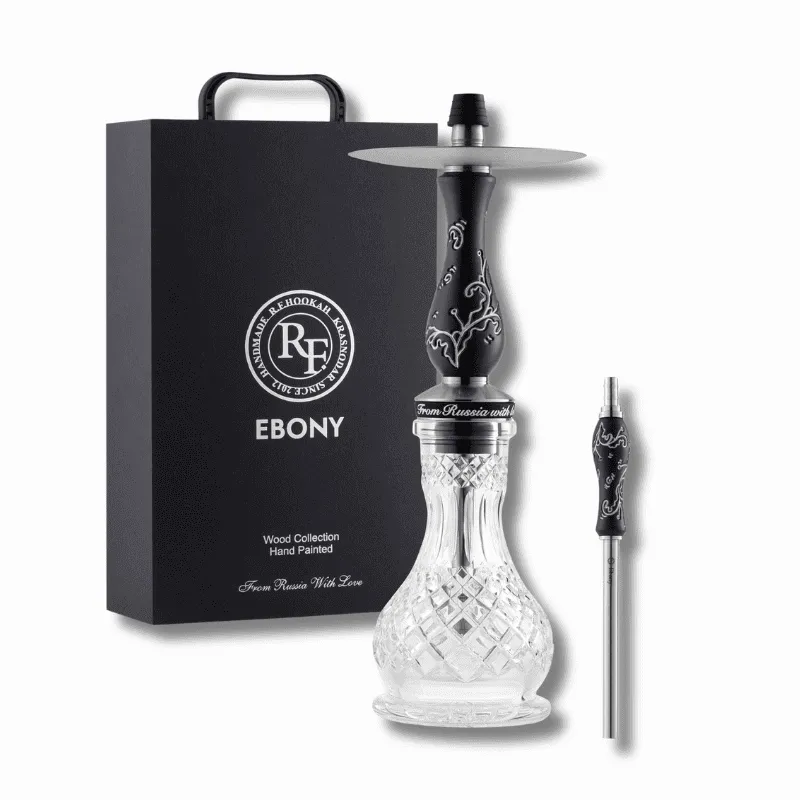 RF Hookah Ebony madera ébano artesanal